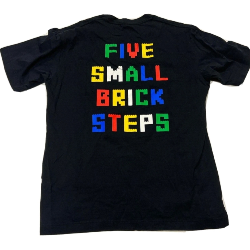 Uniqlo Lego Short Sleeve Graphic Black Tee Men's size L